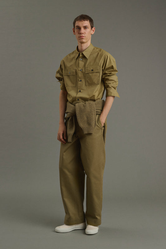 Isaac shirt - Beige - Cotton - Men