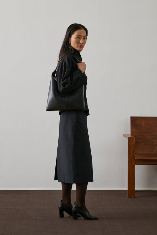 Sac Cosima Mini - Noir - Cuir - Femme