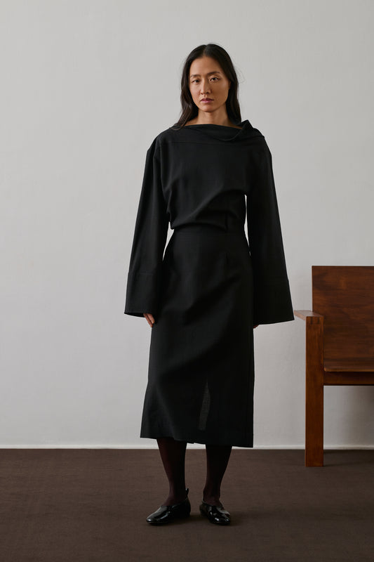 Robe Gina - Noir - Femme