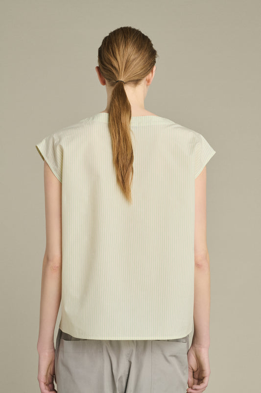 Blouse Lorena - Green/Ecru - Cotton - Women
