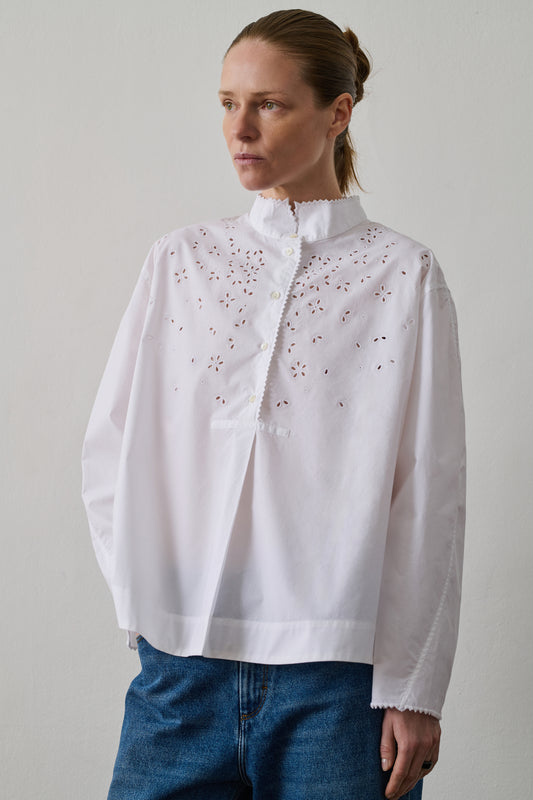 Chemise Greece - Blanc - Coton - Femme