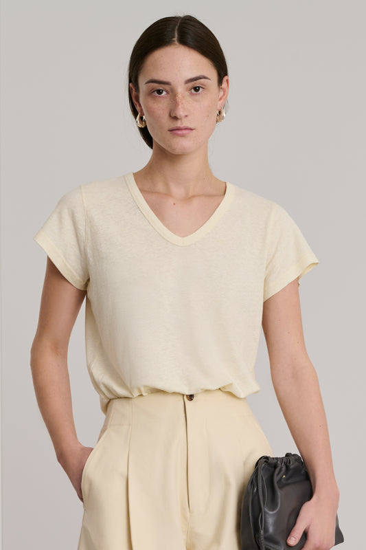 Dominique T-Shirt - Ecru - Women