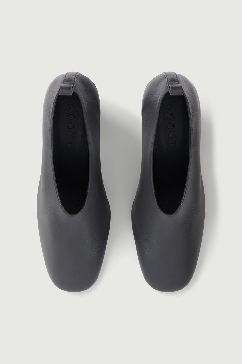 Escarpins Thea - Gris Anthracite - Cuir - Femme