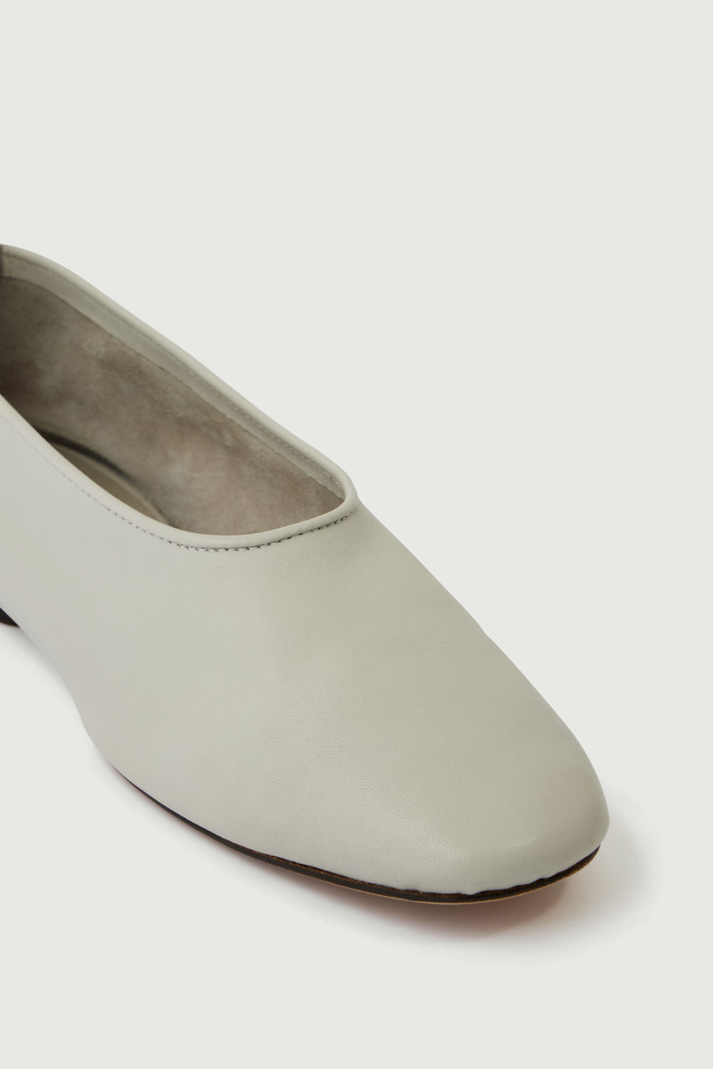 Bala Ballet Flats - Light Grey - Leather - Women