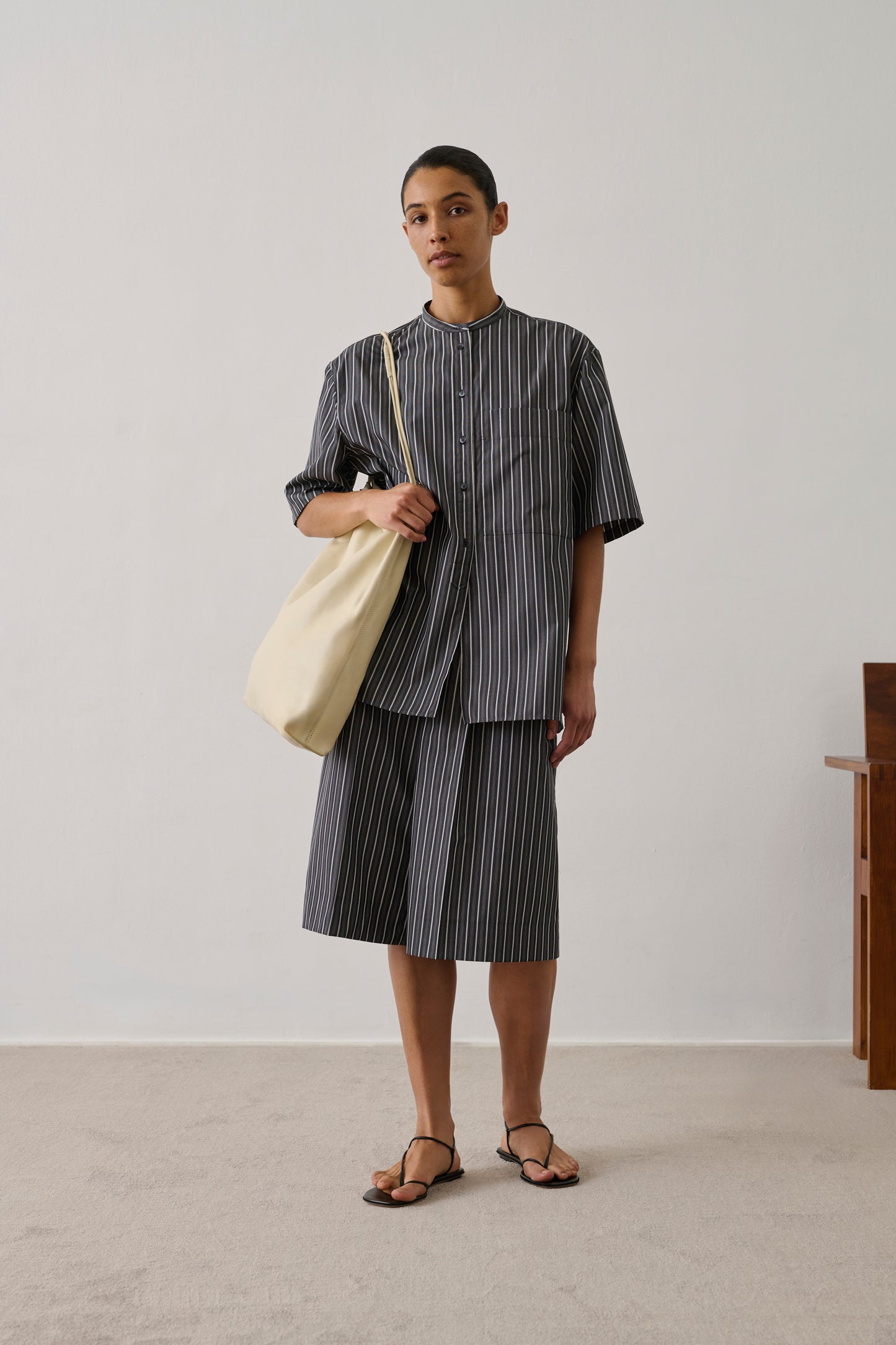 Sac Sia - Ivoire - Cuir - Femme