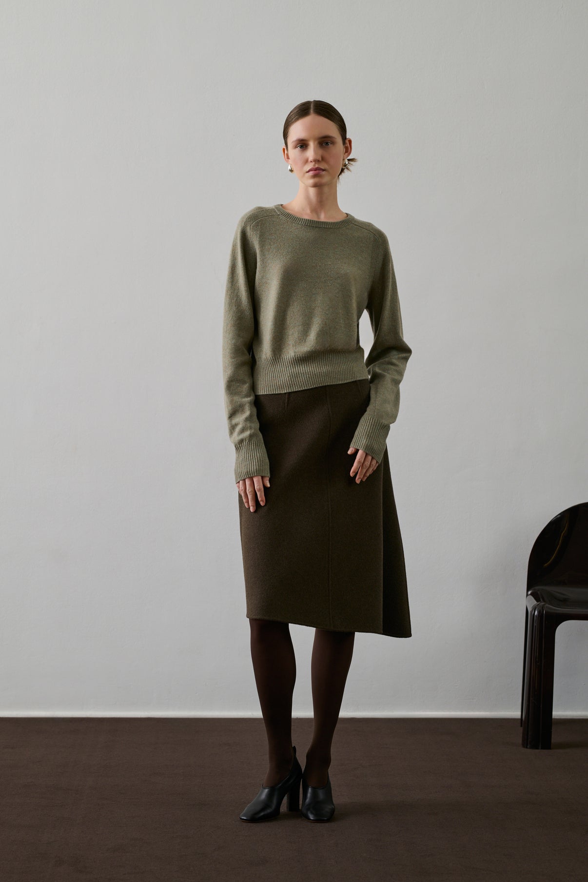 Escarpins Thea - Noir - Cuir - Femme vue 3