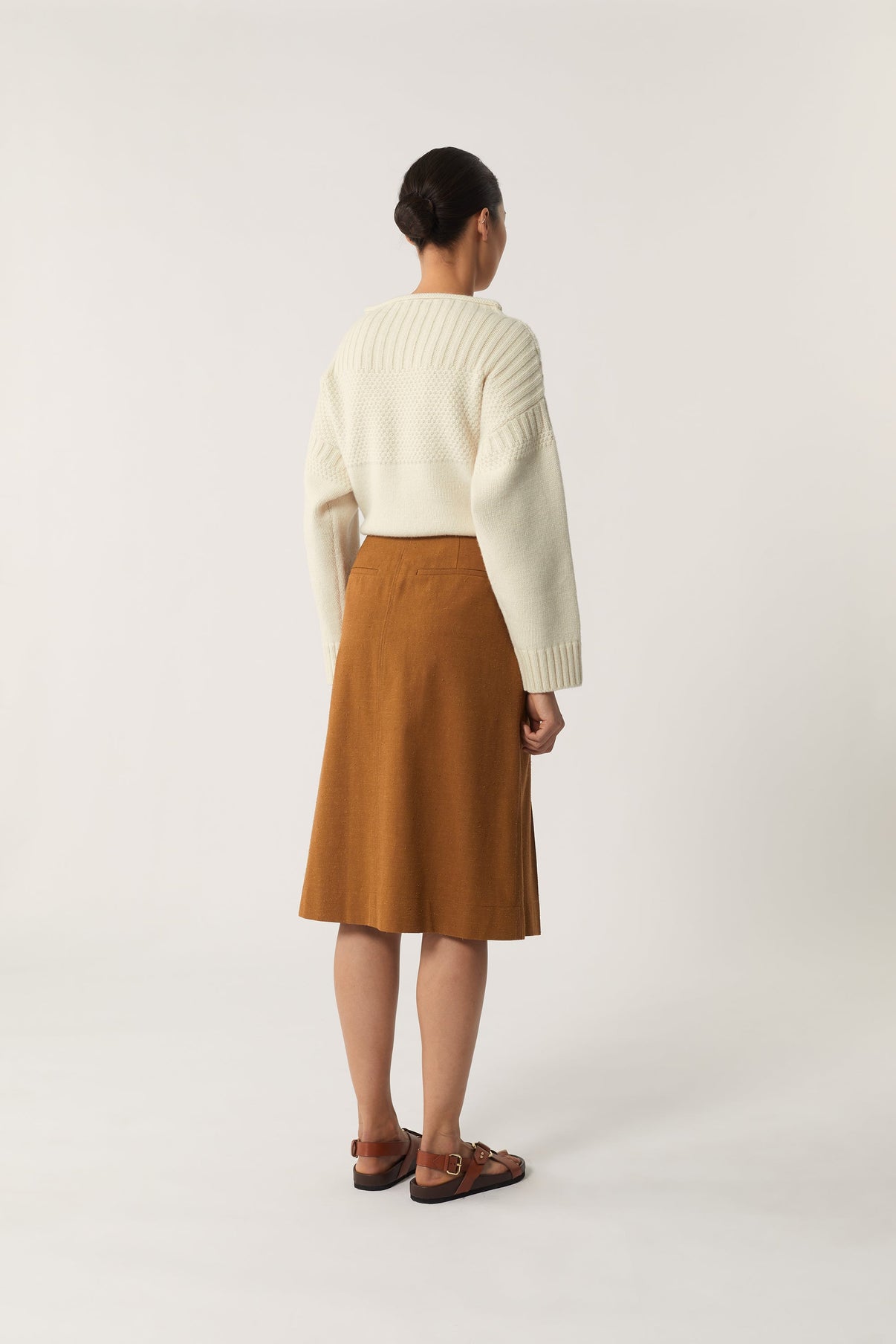 BROWN OLGA Skirt vue 3