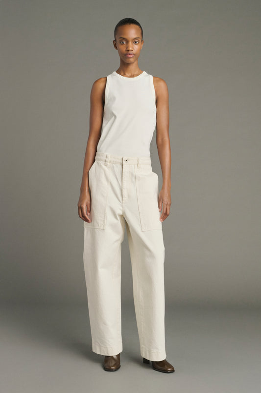 Jeans Kurt - Ecru - Cotton - Women