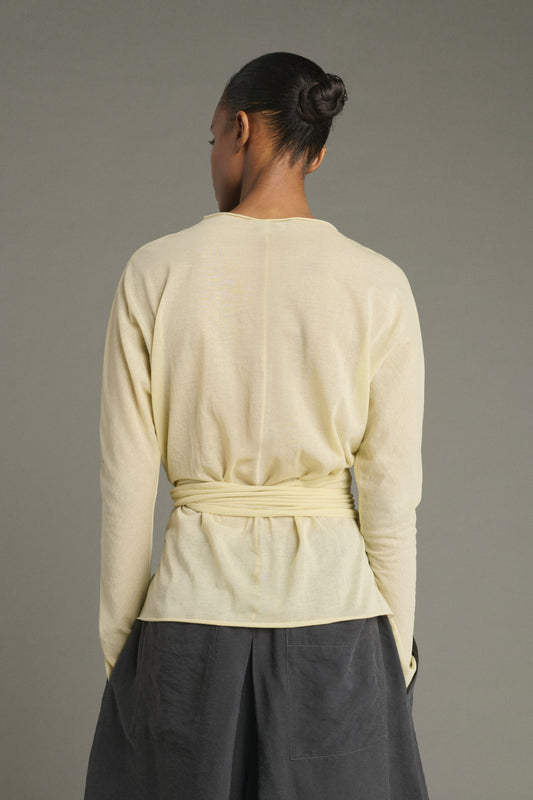 T-shirt Luth - Pale Yellow - Cotton - Women
