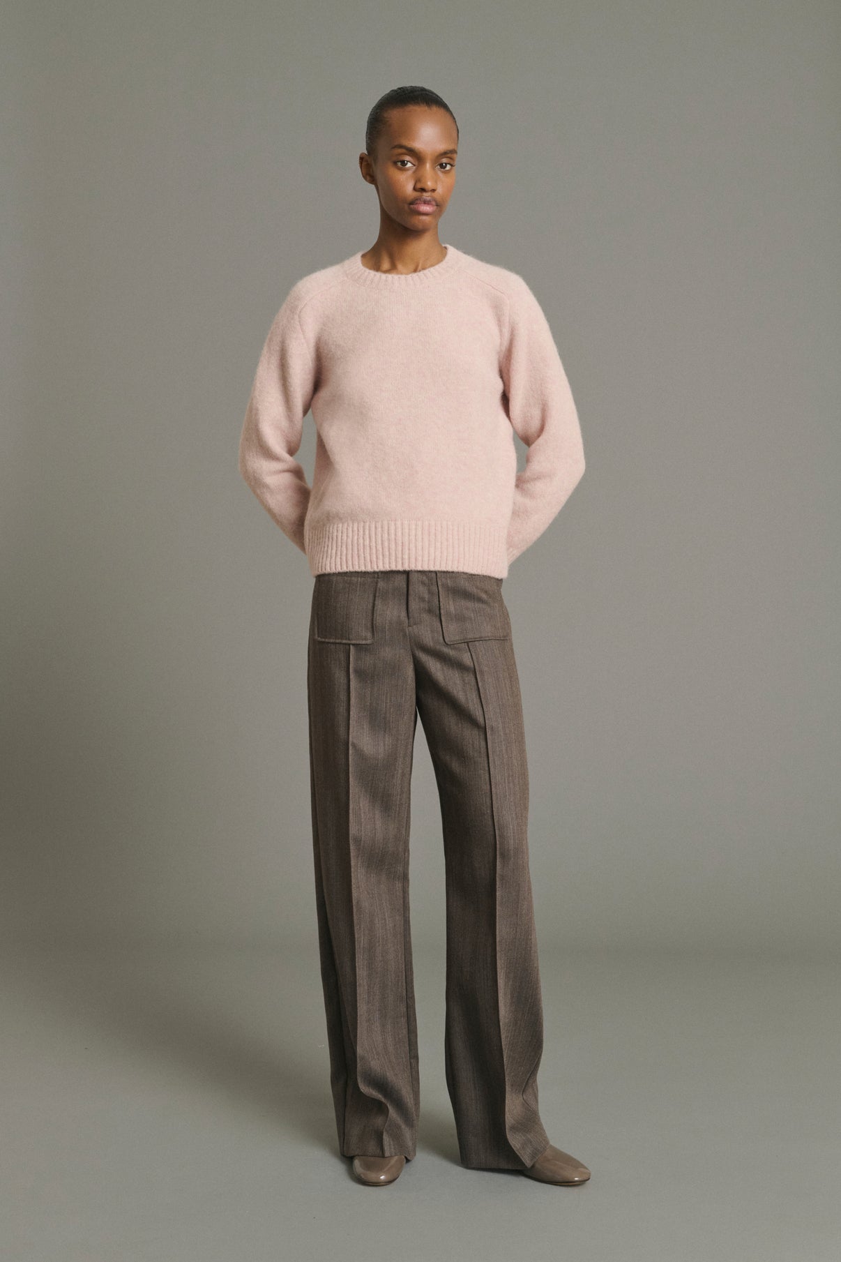 Envie Pullover - Pale Pink - Wool - Women vue 3