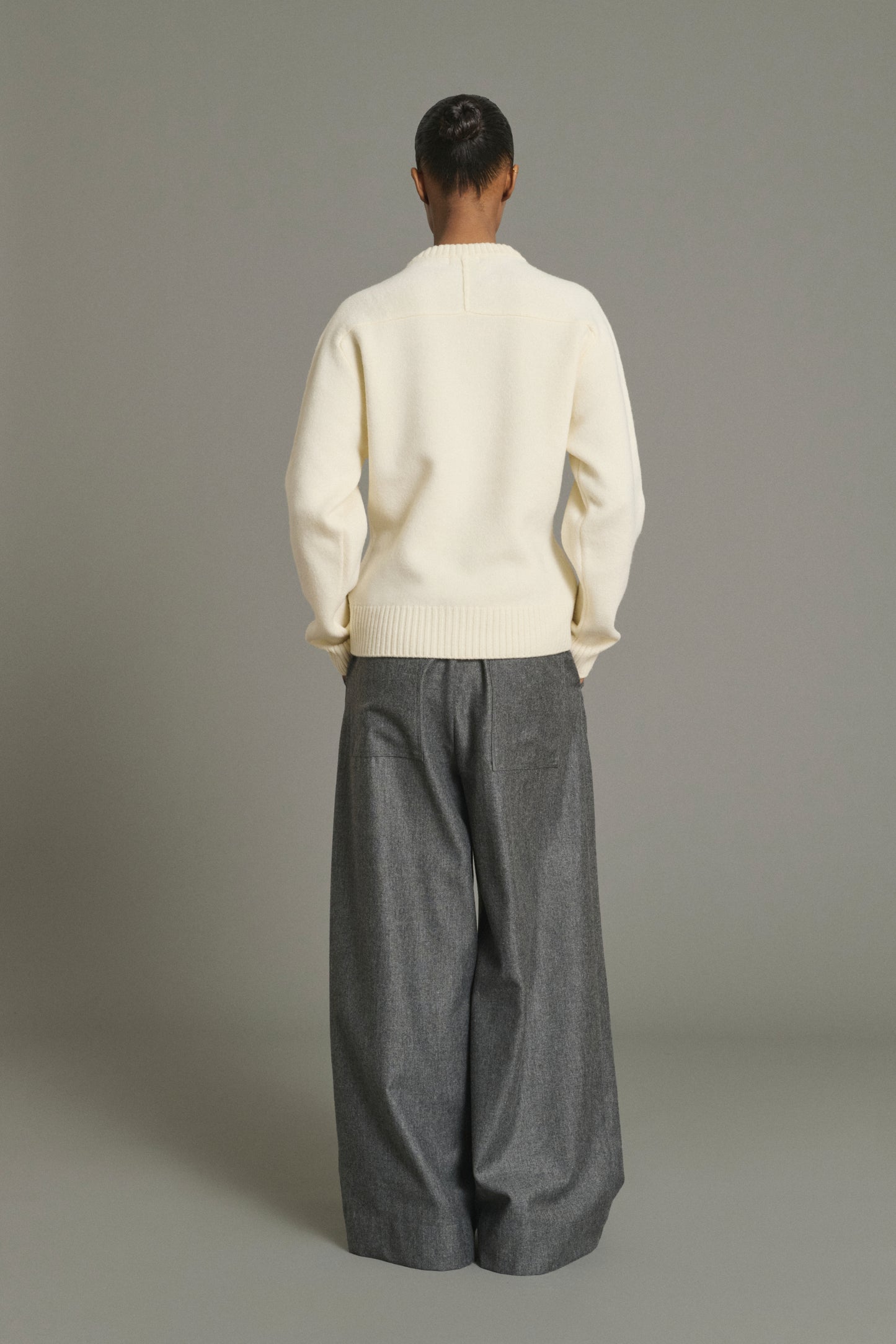 Pullover Jeremie - Ecru - Merino Wool - Women