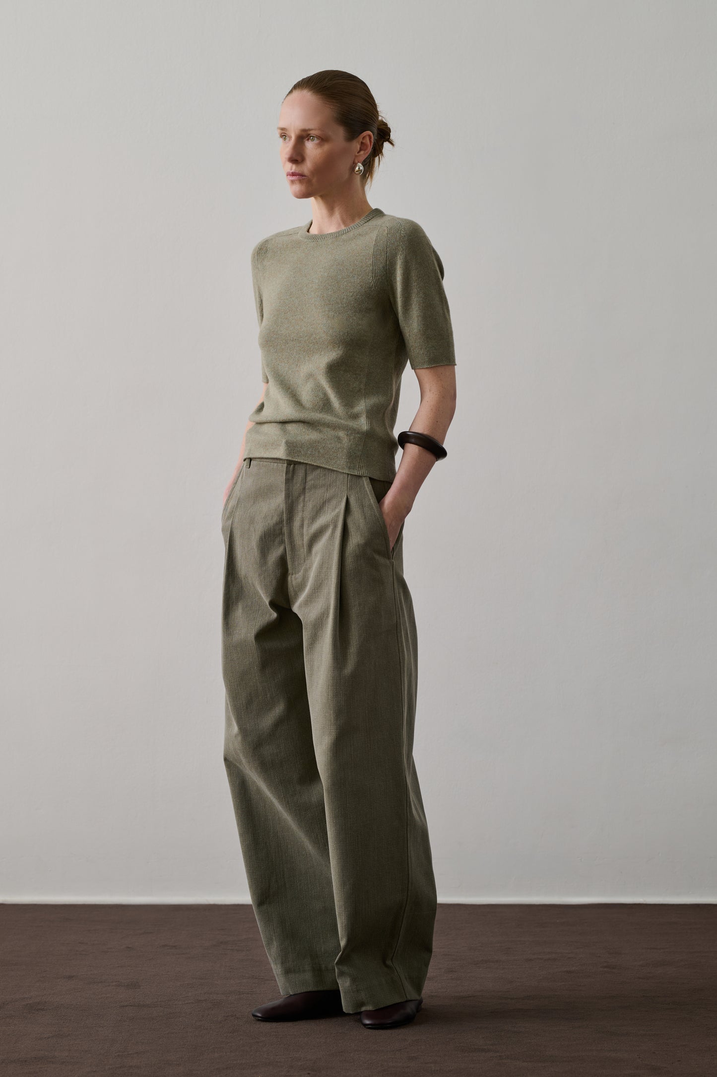 Pull Galanga - Gris/Bleu - Cachemire - Femme