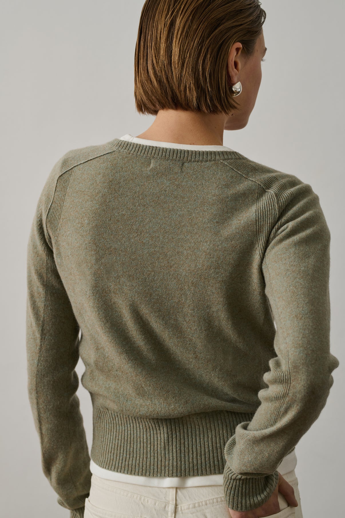 Pull Galway - Gris/Bleu - Cachemire - Femme vue 2