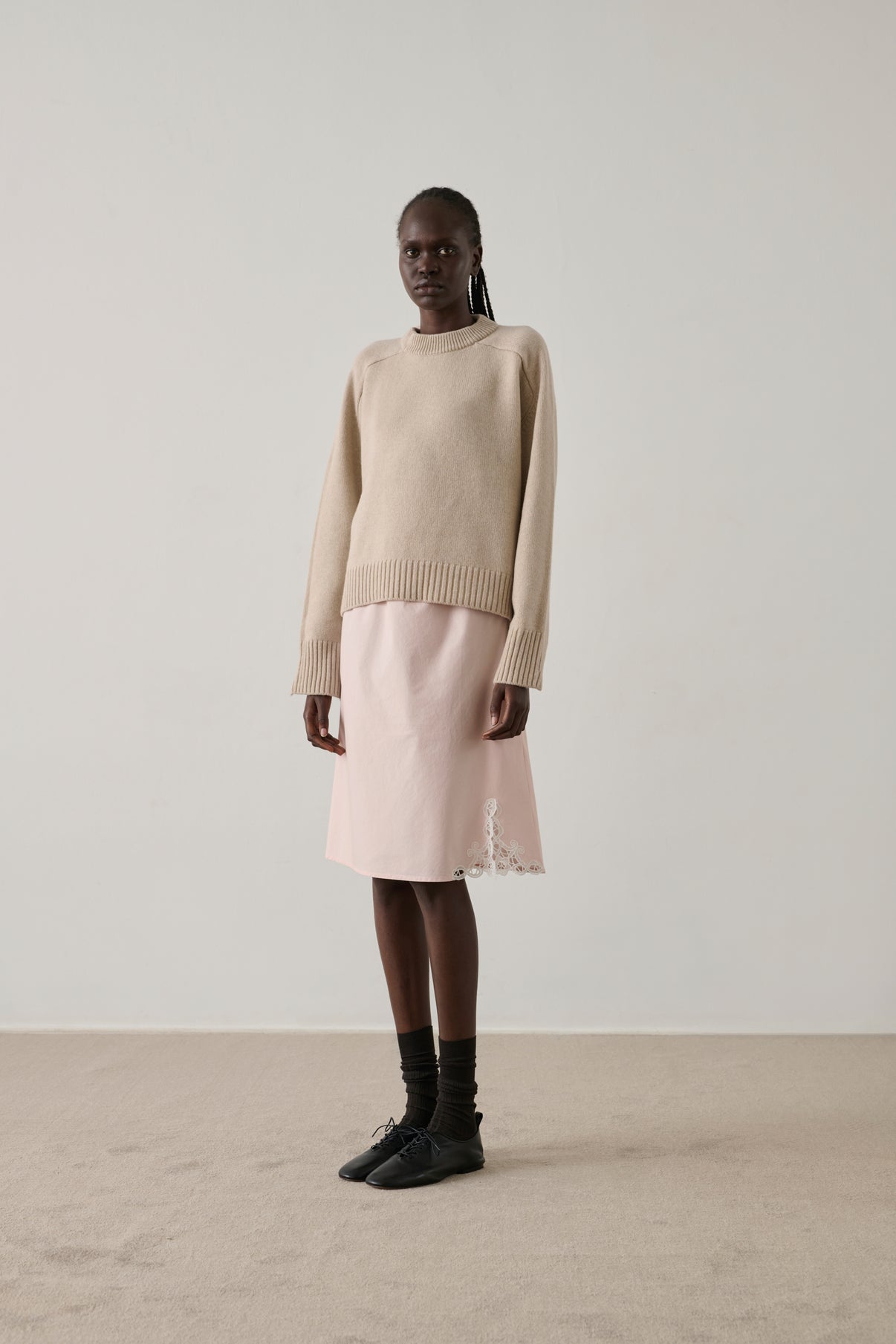 Will pullover - Ecru - Wool - Women vue 1
