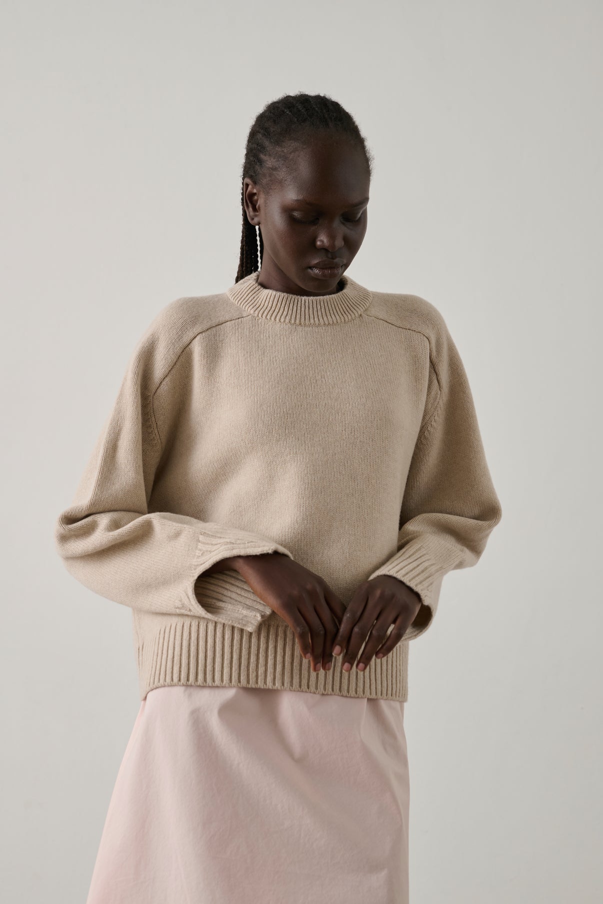 Will pullover - Ecru - Wool - Women vue 2