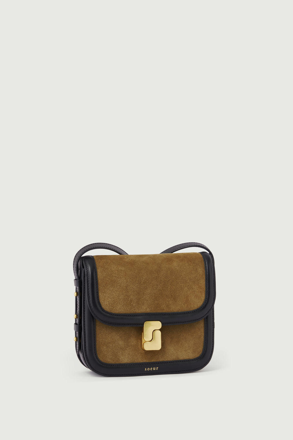 Sac Bellissima Mini - Bronze/Noir - Cuir - Femme vue 3