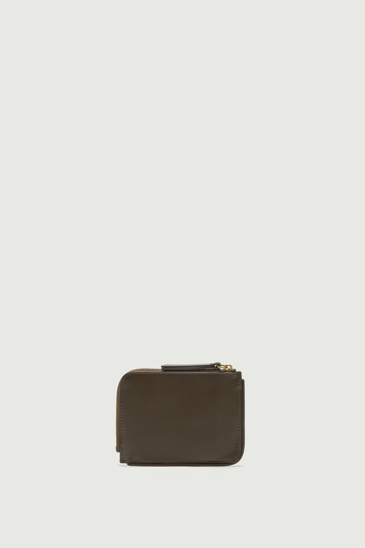 Talia Card Holder - Khaki - Leather - Women vue 2